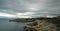 Panorama view of the Elie Lighthouse on the Firth of Forth in Scotland