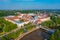 Panorama view of Estoniam town Tartu