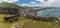 A panorama view from Fort Louis above the settlement of Marigot in St Martin