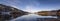 Panorama view on the Fuschlsee in the Salzkammergut, Austria, 20