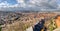 Panorama view of the german city wernigerode, germany