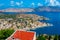 Panorama view of Greek island Symi