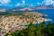 Panorama view of Greek island Symi