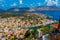 Panorama view of Greek island Symi