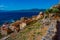 Panorama view of Greek town Monemvasia