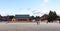 Panorama view of Heian Shrine in Kyoto, Japan