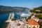 Panorama view on Herceg Novi port, Montenegro