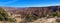 A panorama view from Hermits Rest on the south rim of the Grand Canyon, Arizona