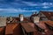 Panorama View From Hradcany Castle Over The City Prague In The Czech Republic