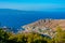 Panorama view of Hydra town in Greece