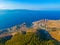 Panorama view of Hydra town in Greece