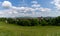 Panorama view of the idyllic French village of Curemonte in the Dordogne Valley