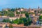 Panorama view of Italian town Perugia