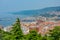 Panorama view of Italian town Trieste