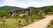 Panorama View on the korean Byeongsan Seowon Confucian Academy, UNESCO World Heritage. Andong, South Korea, Asia