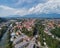 Panorama view of Kranj, Slovenia, Europe