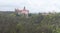 Panorama View of Ksiaz Furstenstein castle near Walbrzych in Pol