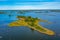 Panorama view of Kvarken archipelago in Finland