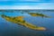 Panorama view of Kvarken archipelago in Finland