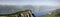 Panorama View of Lake Thun and Bernese Alps