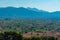 Panorama view of Lasithi plateau at Greek island Crete