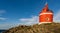 Panorama view of the lighthouses at Punta Robaleira and Cabo Home in Galicia