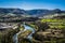 Panorama view of Millau - France