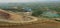 Panorama view of mining industry.