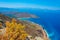 Panorama view of Mirabello bay at Greek island Crete