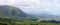 Panorama view from Monalula Ridge to Kualoa