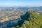 Panorama view of the Montale tower of San Marino