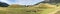 Panorama view mound formations New Zealand