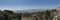 Panorama view from mount tabor, israel