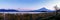 Panorama view of Mt.Fuji in the evening