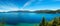 Panorama view of Nahuel Huapi Lake, close to Bariloche, Argentina