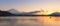 Panorama view of natural landscape of Mount Fuji