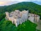 Panorama view of Neamt citadel in Romania