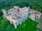 Panorama view of Neamt citadel in Romania