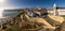 Panorama view of the old city center of Sines