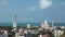 Panorama view of Pattaya city and Gulf of Siam, Thailand