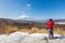 Panorama view point Fujisan Yamanaka Lake