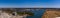 Panorama view of port of Sacramento