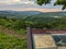 Panorama view of the Potomac River and Great Cacapon  town