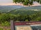 Panorama view of the Potomac River and Great Cacapon town