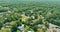 Panorama view residential neighborhood district in American town, in Monroe New Jersey USA