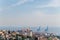 panorama view of Rijeka city harbor at Croatia