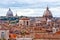 Panorama view of Rome roofs