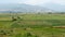 Panorama view from Ruins of Burana Tower in Tokmok, Kyrgyzstan