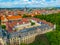 Panorama view of Saint Emmeram palace in German town Regensburg