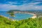 Panorama view of San Sebastian from Monte Igueldo, Spain